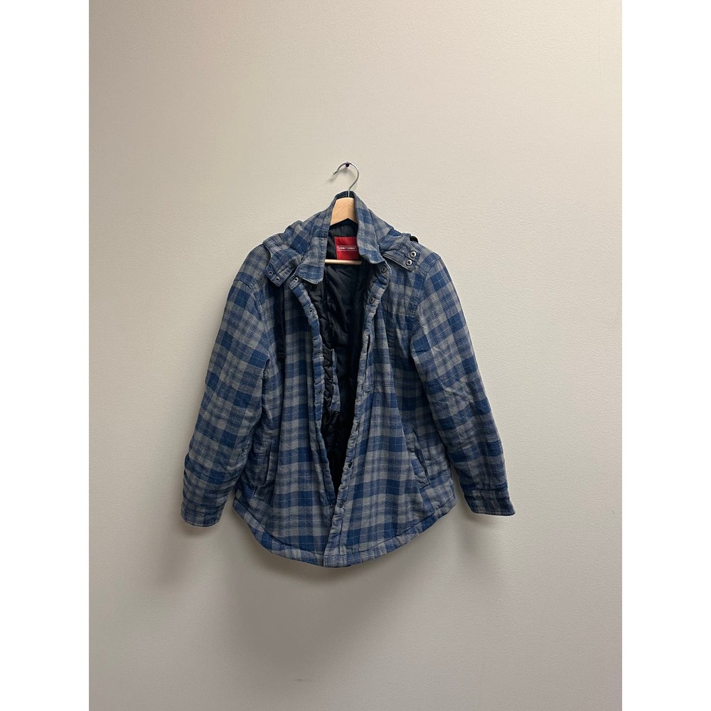 Craftsman Coat/Jacket Men’s Size Large Blue/Gray Snap‎ On 100% Cotton